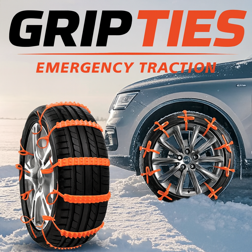 GripTies™ Emergency Tire Traction